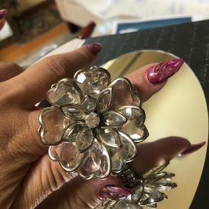 Crystal Flower Ring